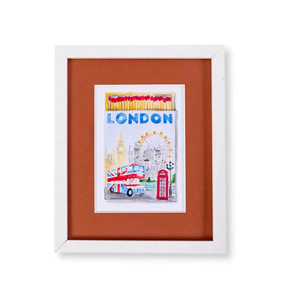 London Matchbook Print