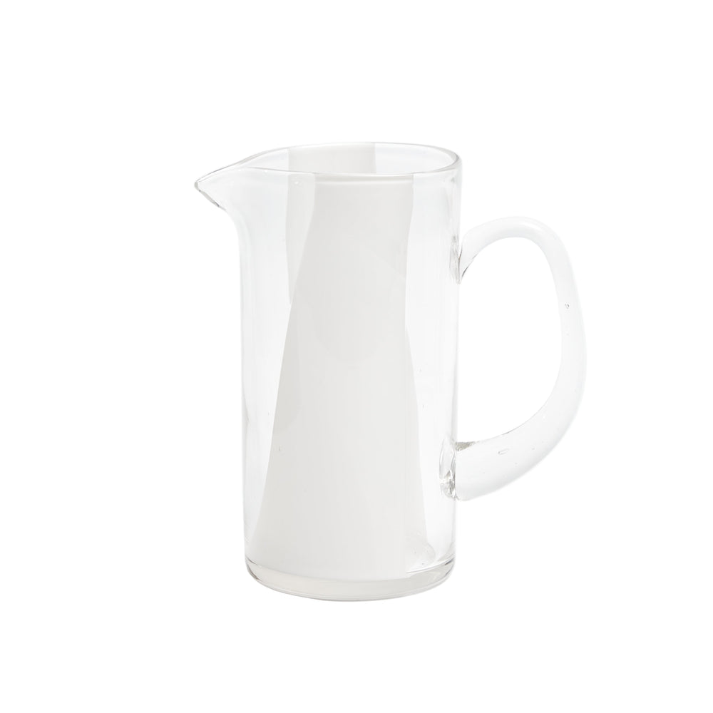 White Brushed Water Jug