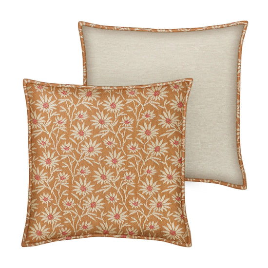 Cushion Mako Caramel & Ecru