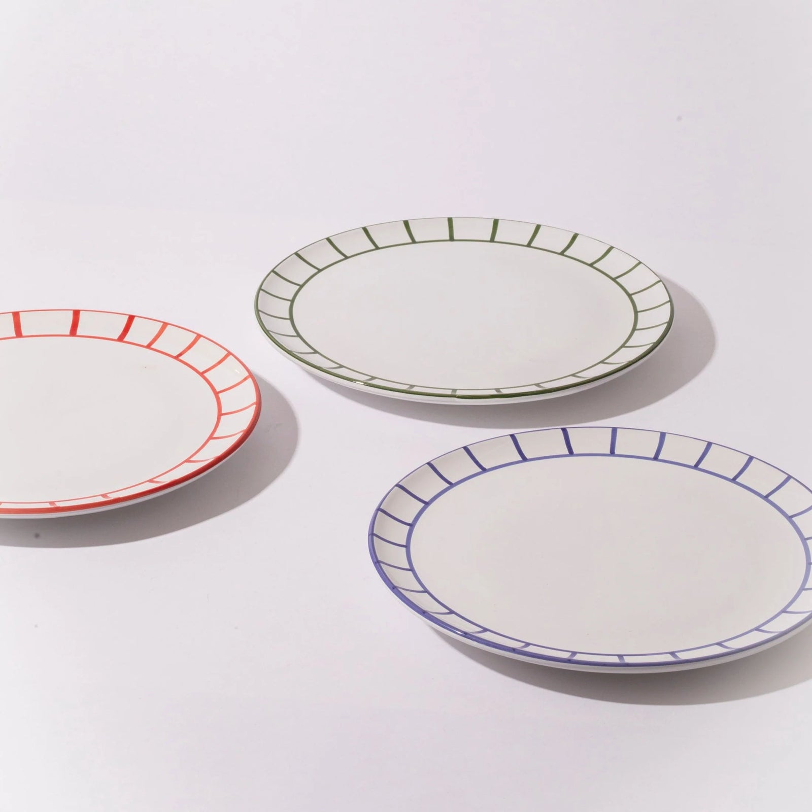 Dinner Plate - Royal Blue Fence