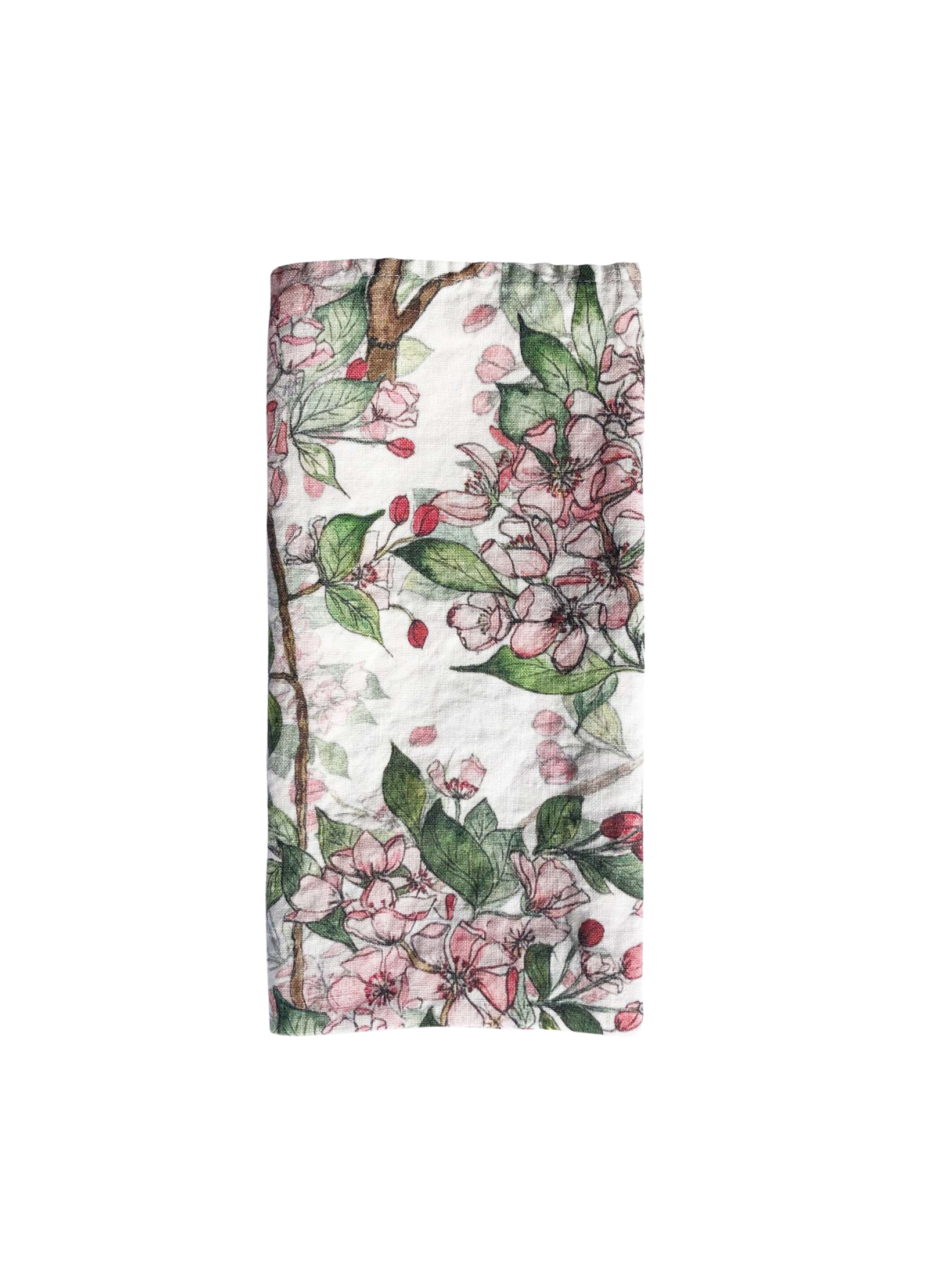 Cherry Blossom Linen Napkin
