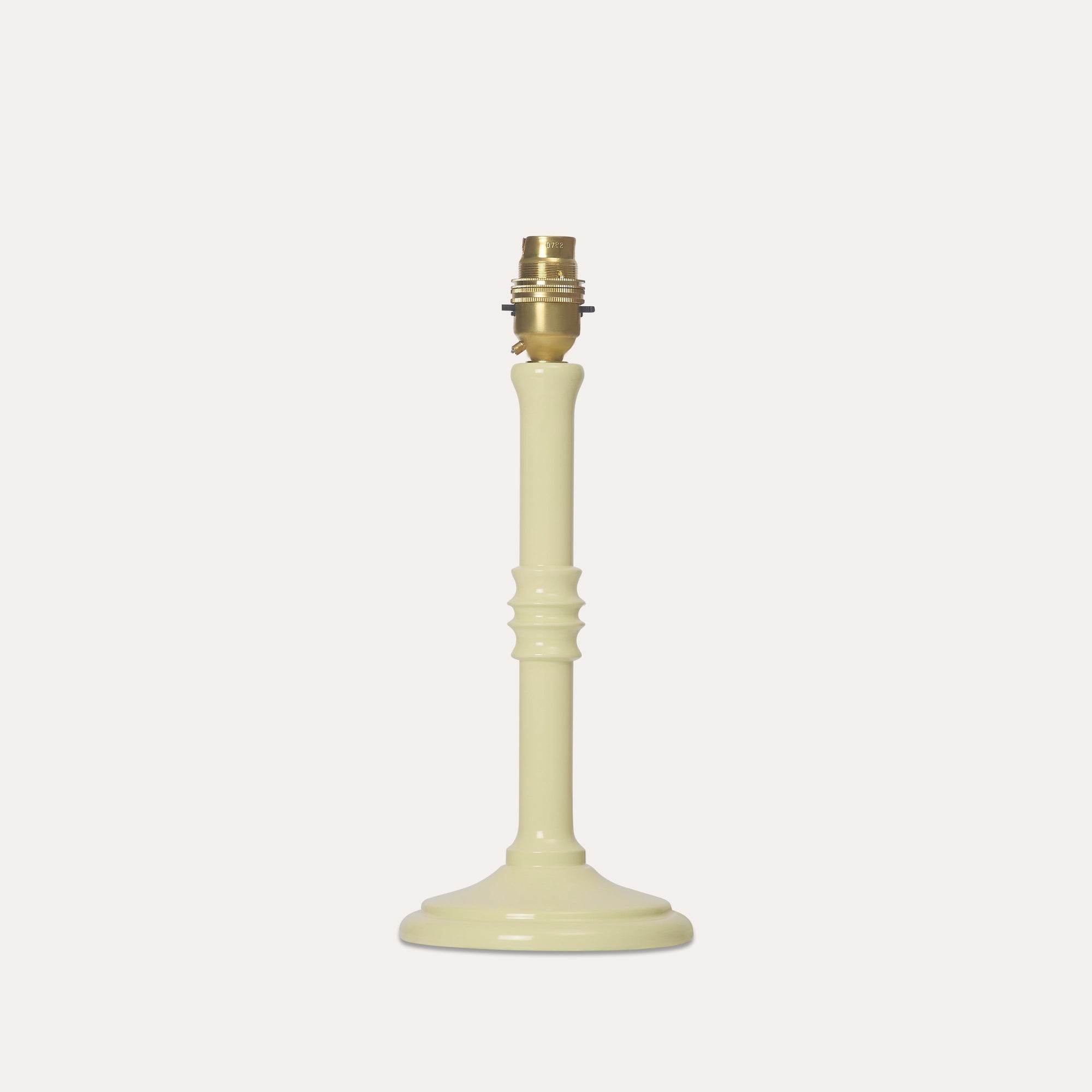 The Small Lacquered Lampstand in Buttercup