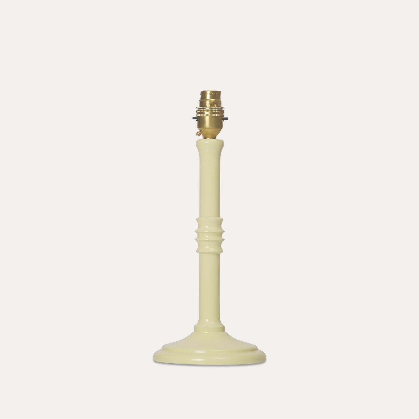 The Small Lacquered Lampstand in Buttercup
