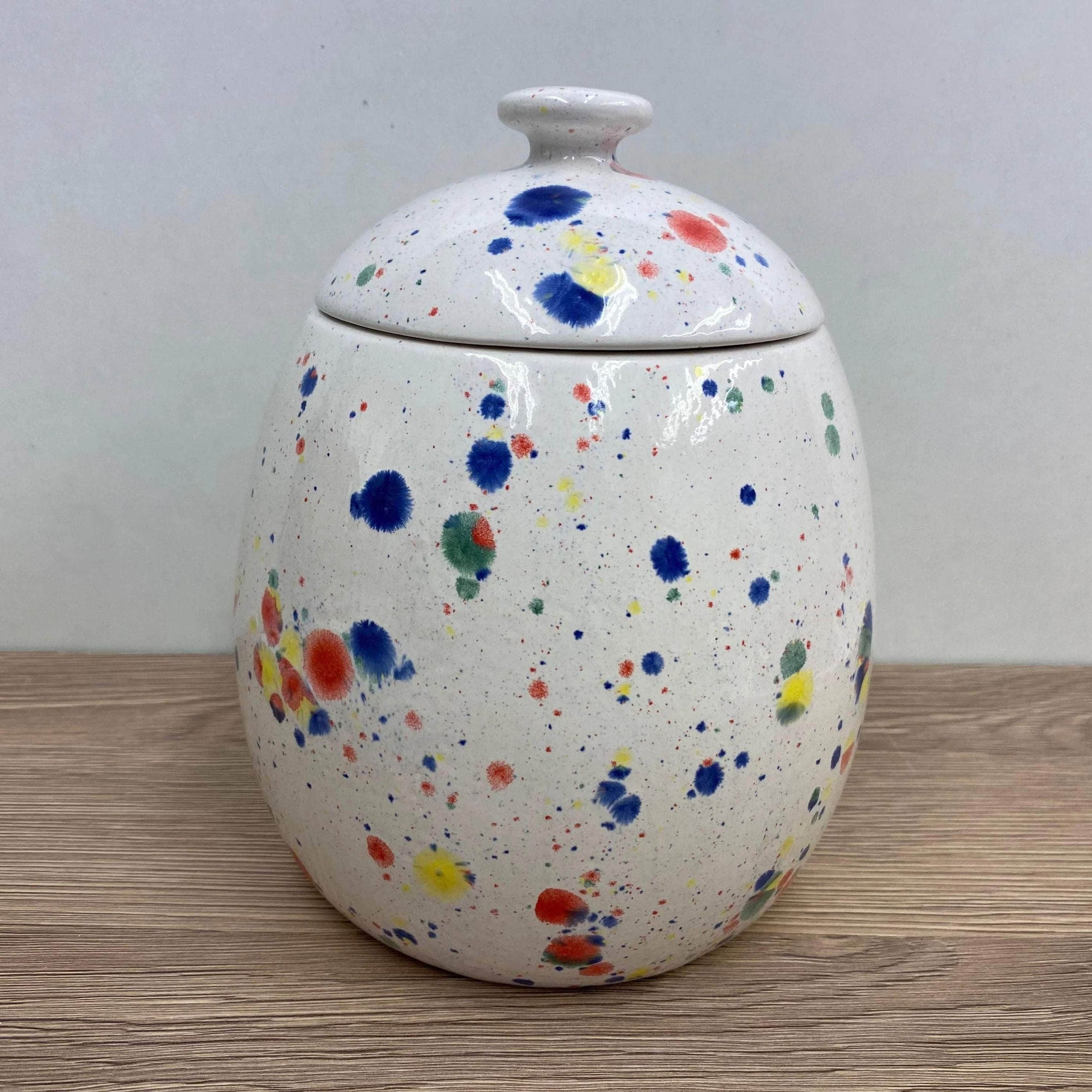 Cookie/Biscuit Jar Canister Celebration Glaze