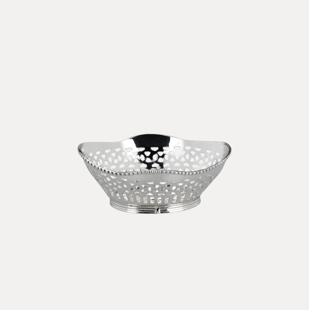 Sublime Silver Oval Basket, Ø16 cm