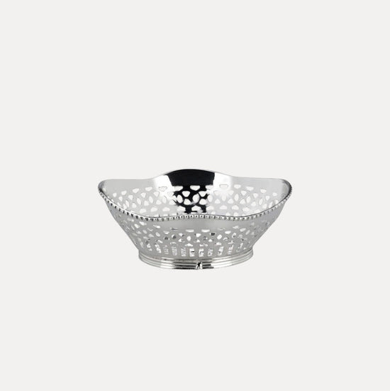 Sublime Silver Oval Basket, Ø16 cm