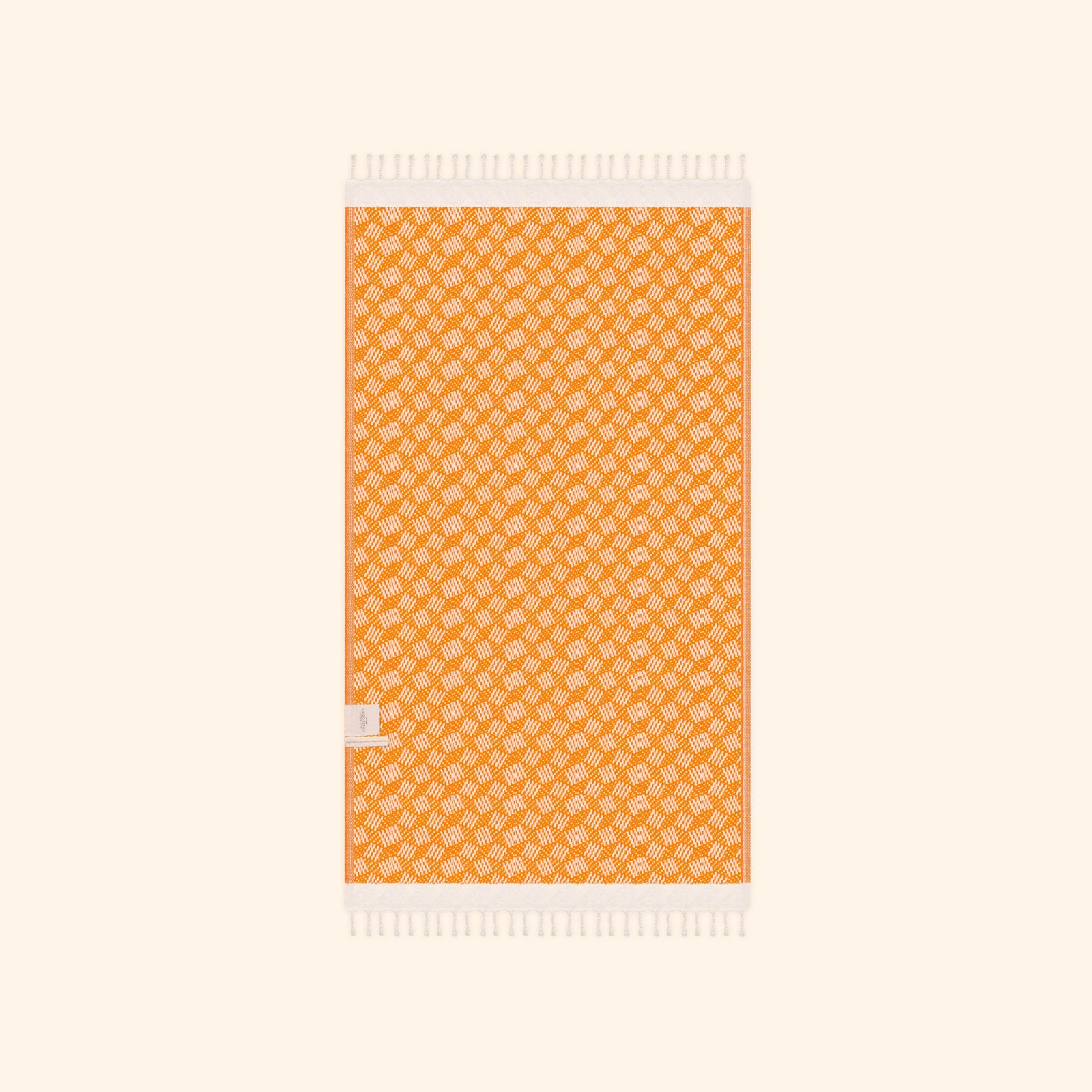 Modern Love Pure Cotton Bath Towel In Sicilian Orange