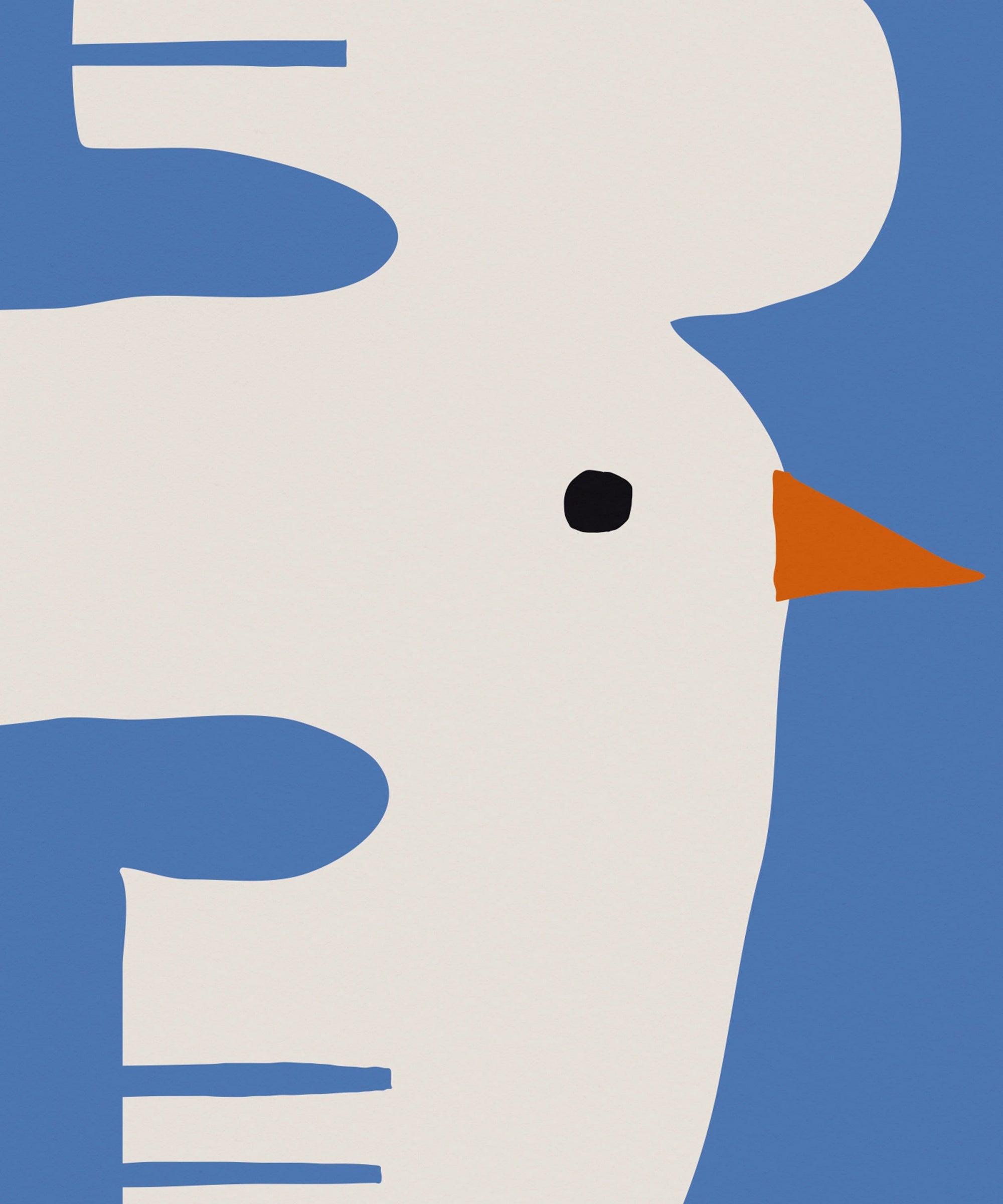 S for Seagull Art Print