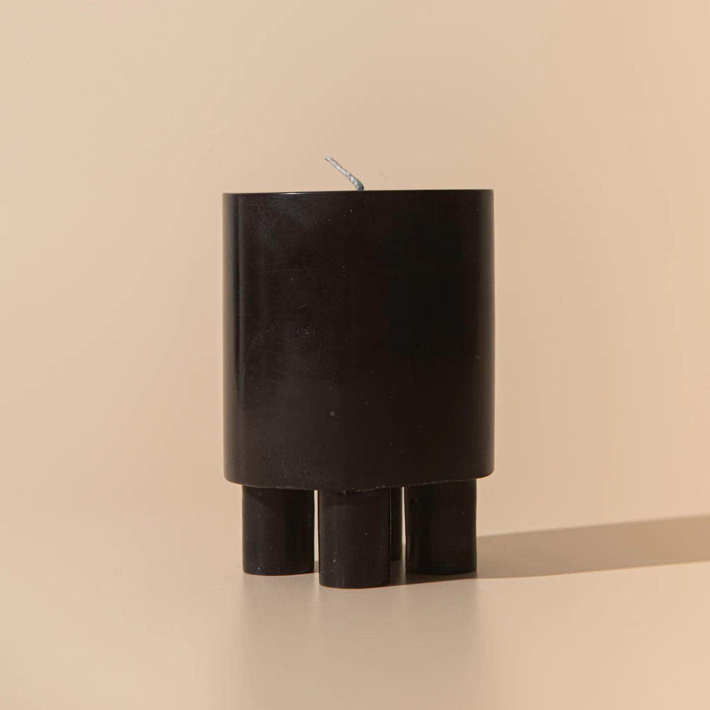 Stack Candle Prop - Obsidian Black