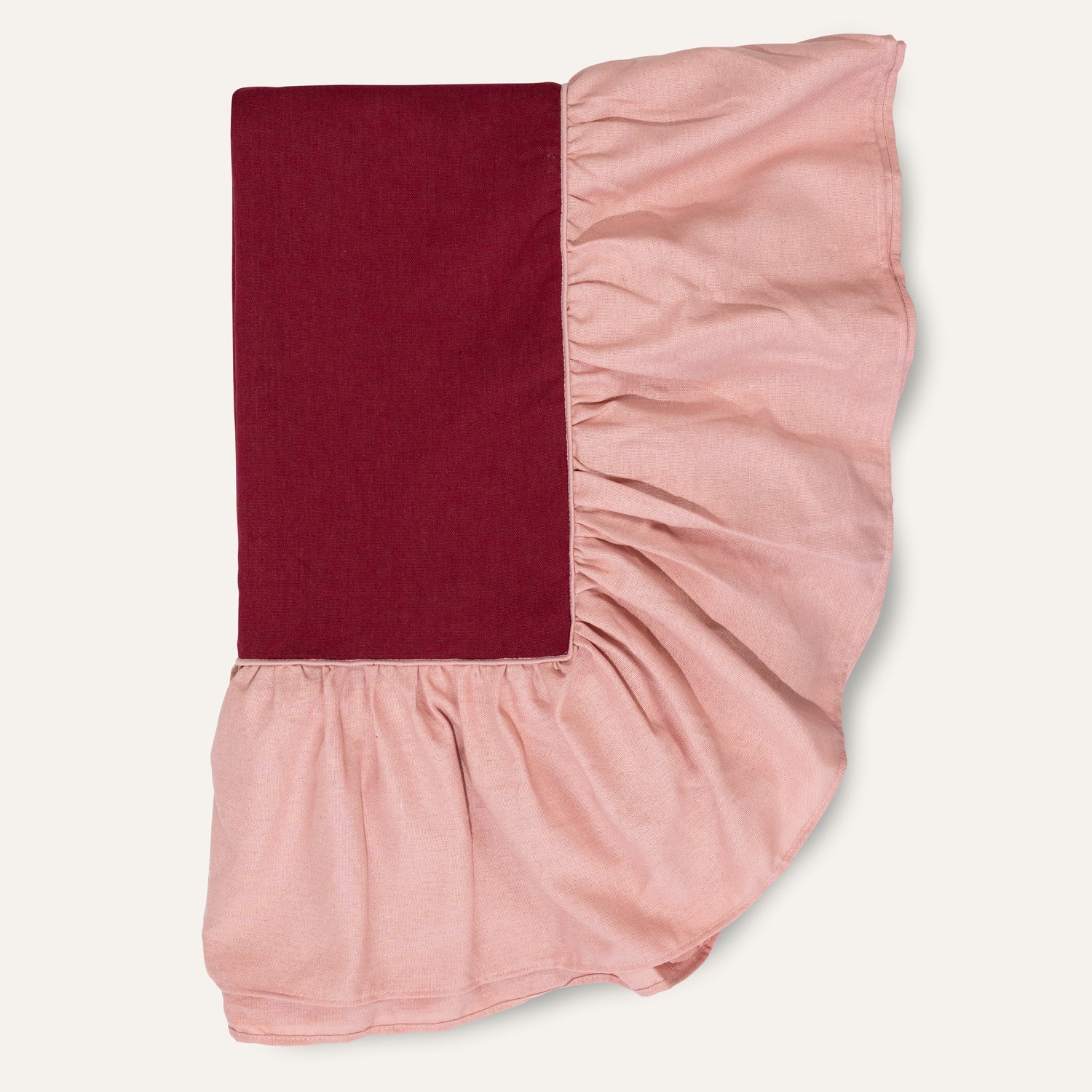 Tablecloth Ruffle Cherry/Pink - Large