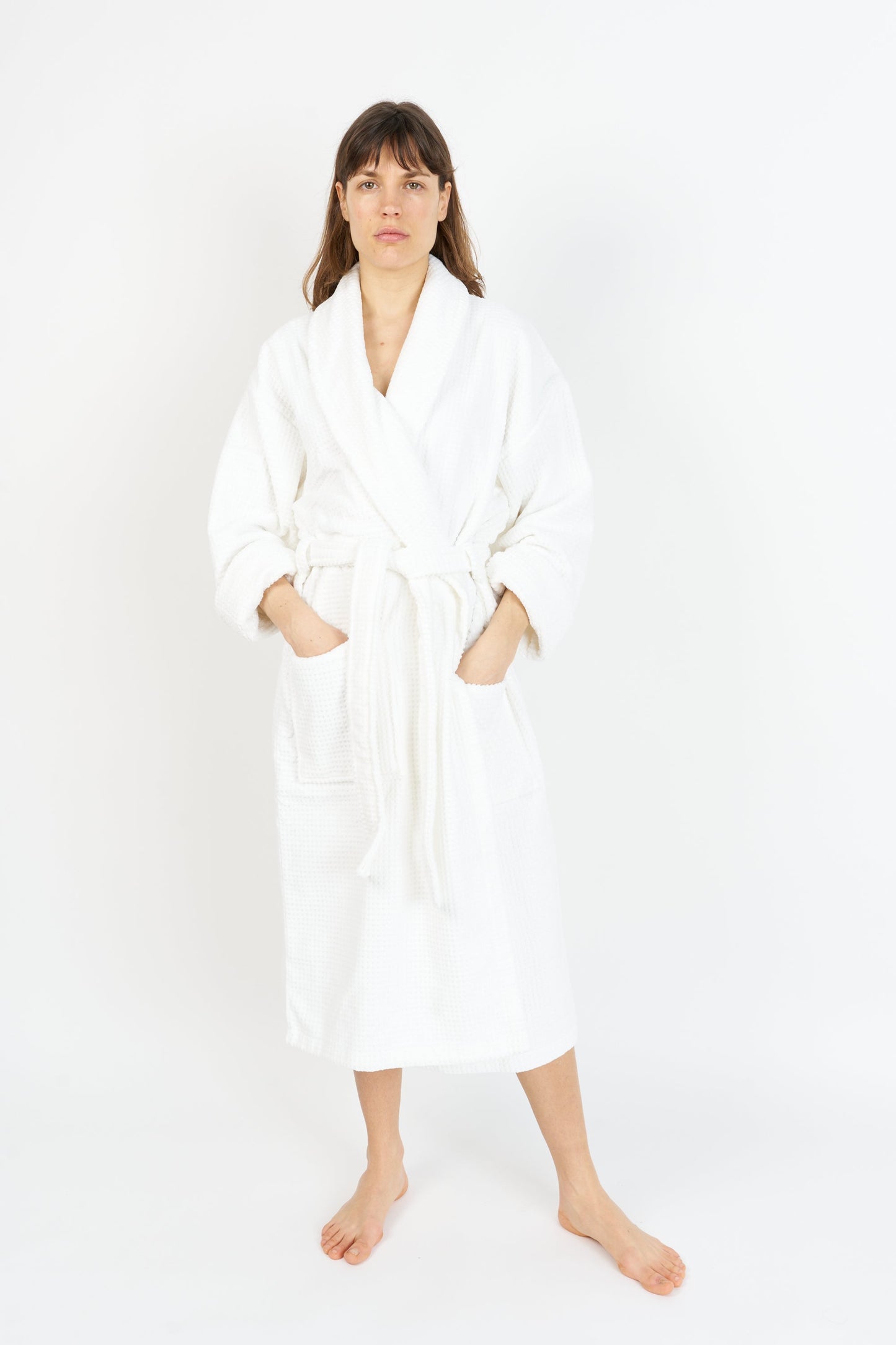 Bathrobe | Velour White