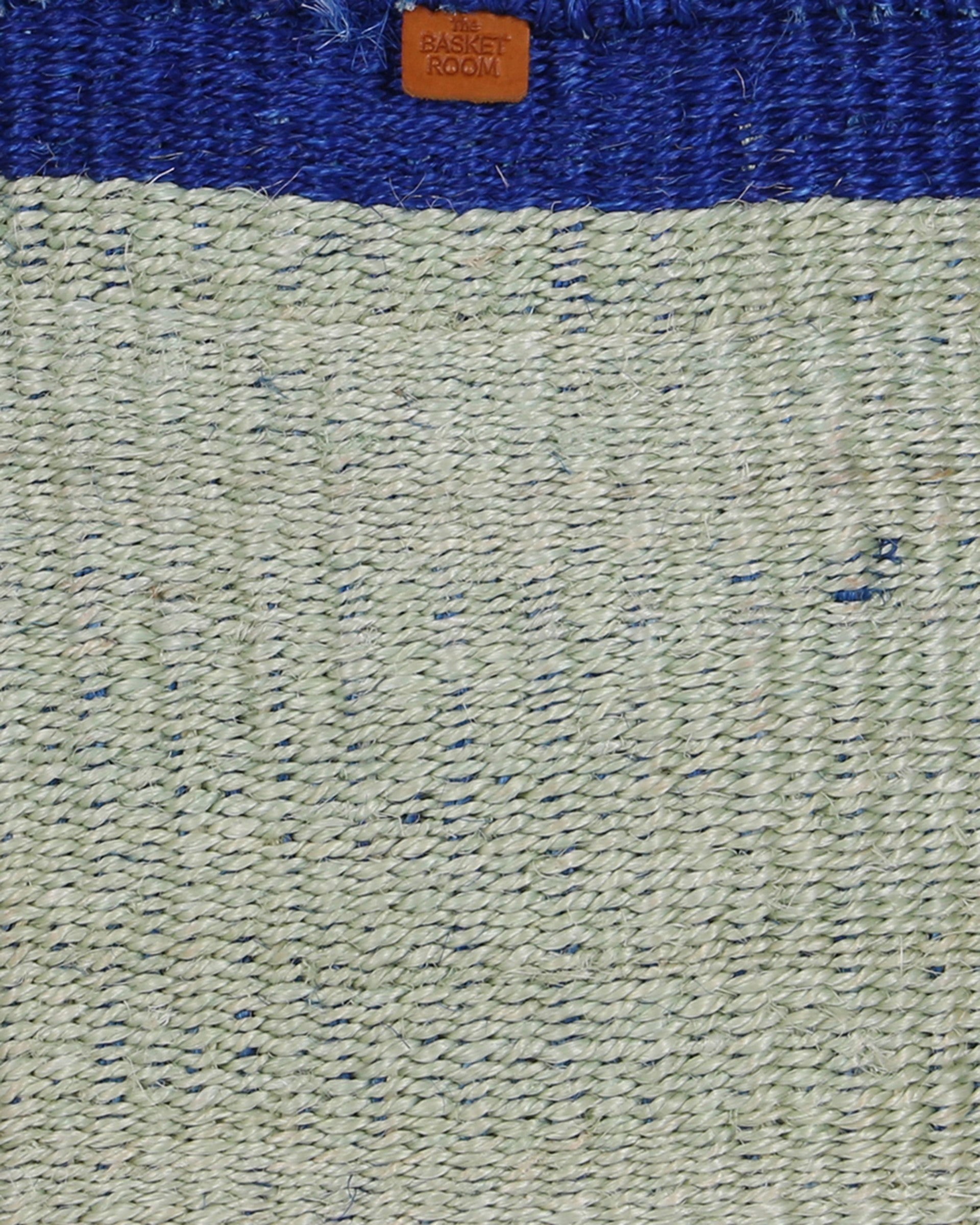 REFU: Sapling Green and True Blue Extra-Large Sisal Basket