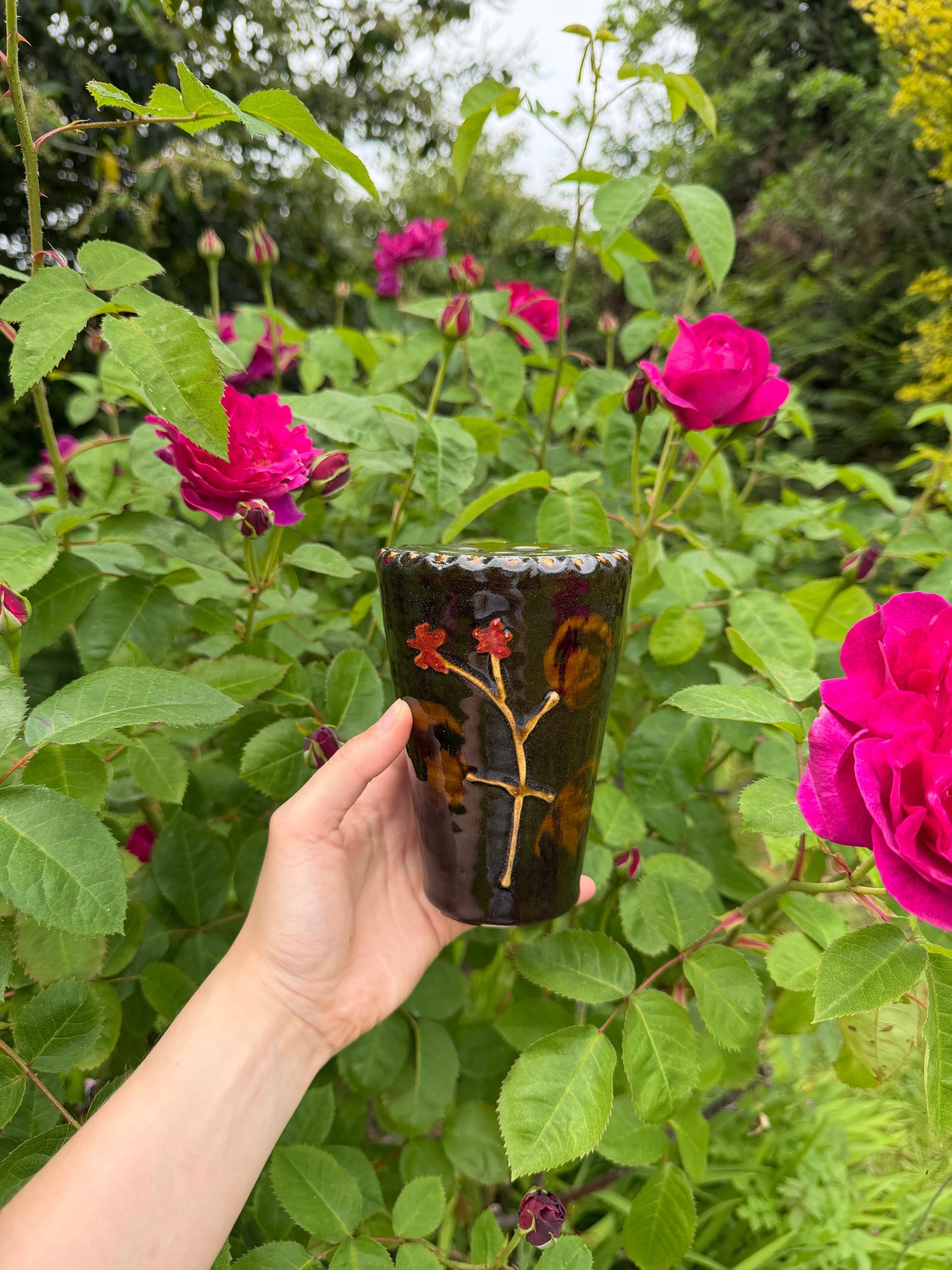 Pelargonium Vase - Black - #4