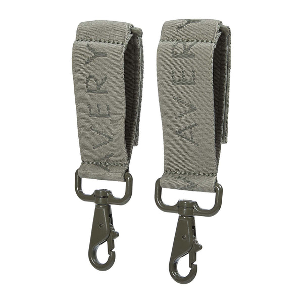 Logo Pram Bag Clips - Olive-