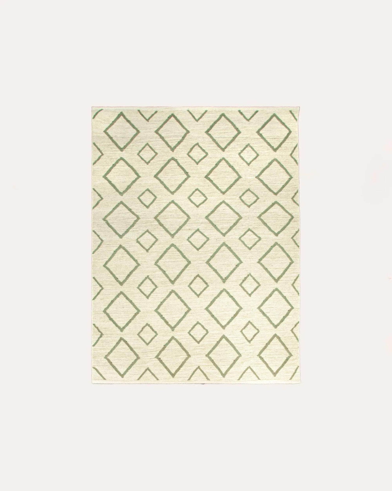 Rhombus Rug - Green