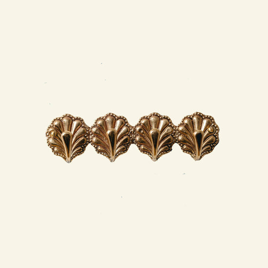 Shell Brass Coat Rack
