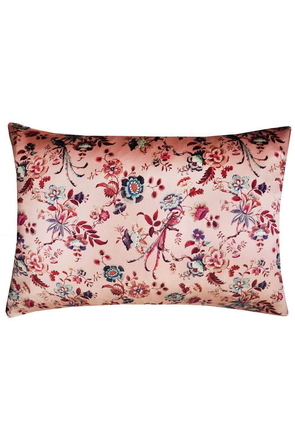 Silk Pillowcase Made With Liberty Fabric Jannah Dusky Pink