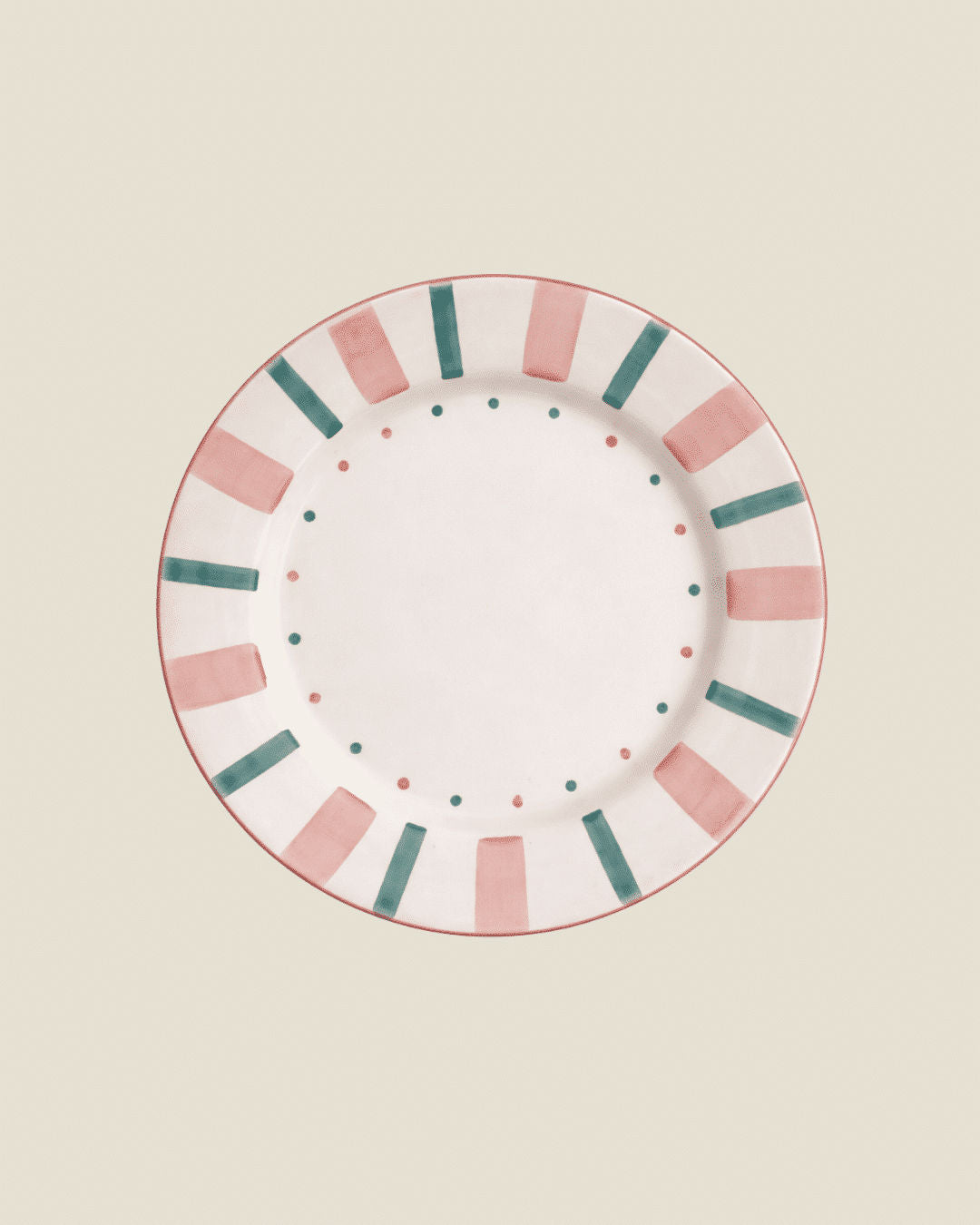 CIRCO Flat Plate Green and Pink