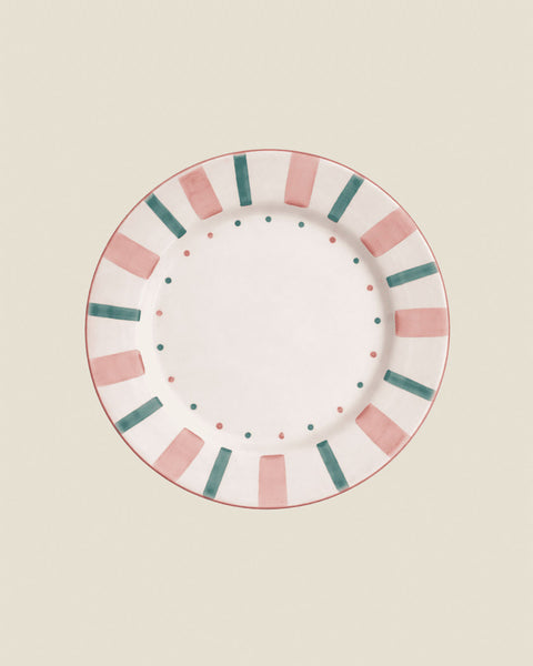 CIRCO Flat Plate Green and Pink
