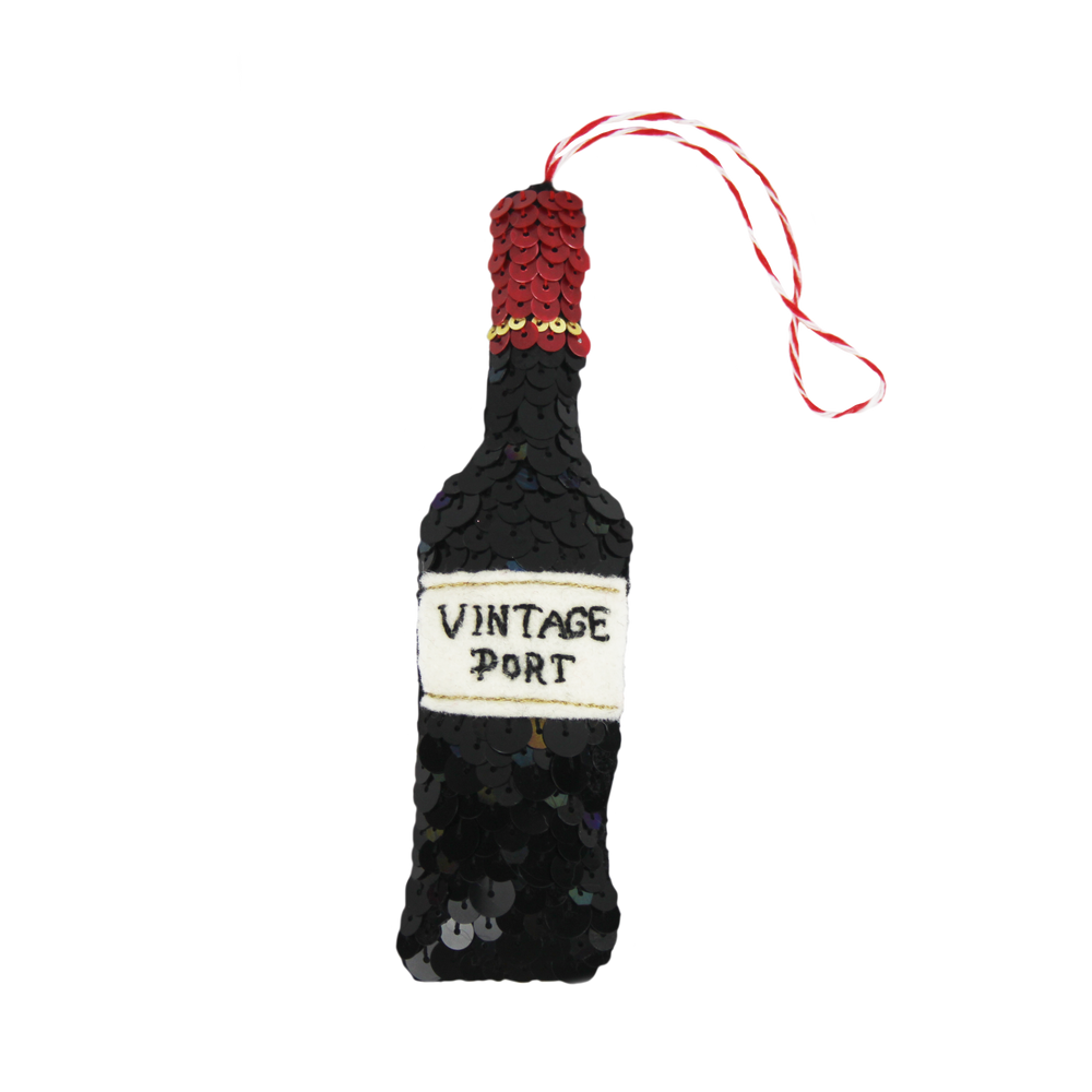 Very Vintage Port Sequin Hanging Ornament
