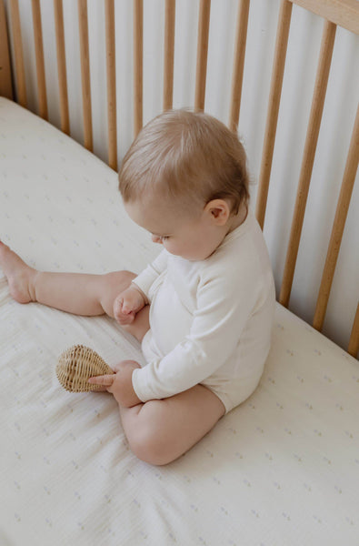 Soft Crib Sheet – Lavender Field