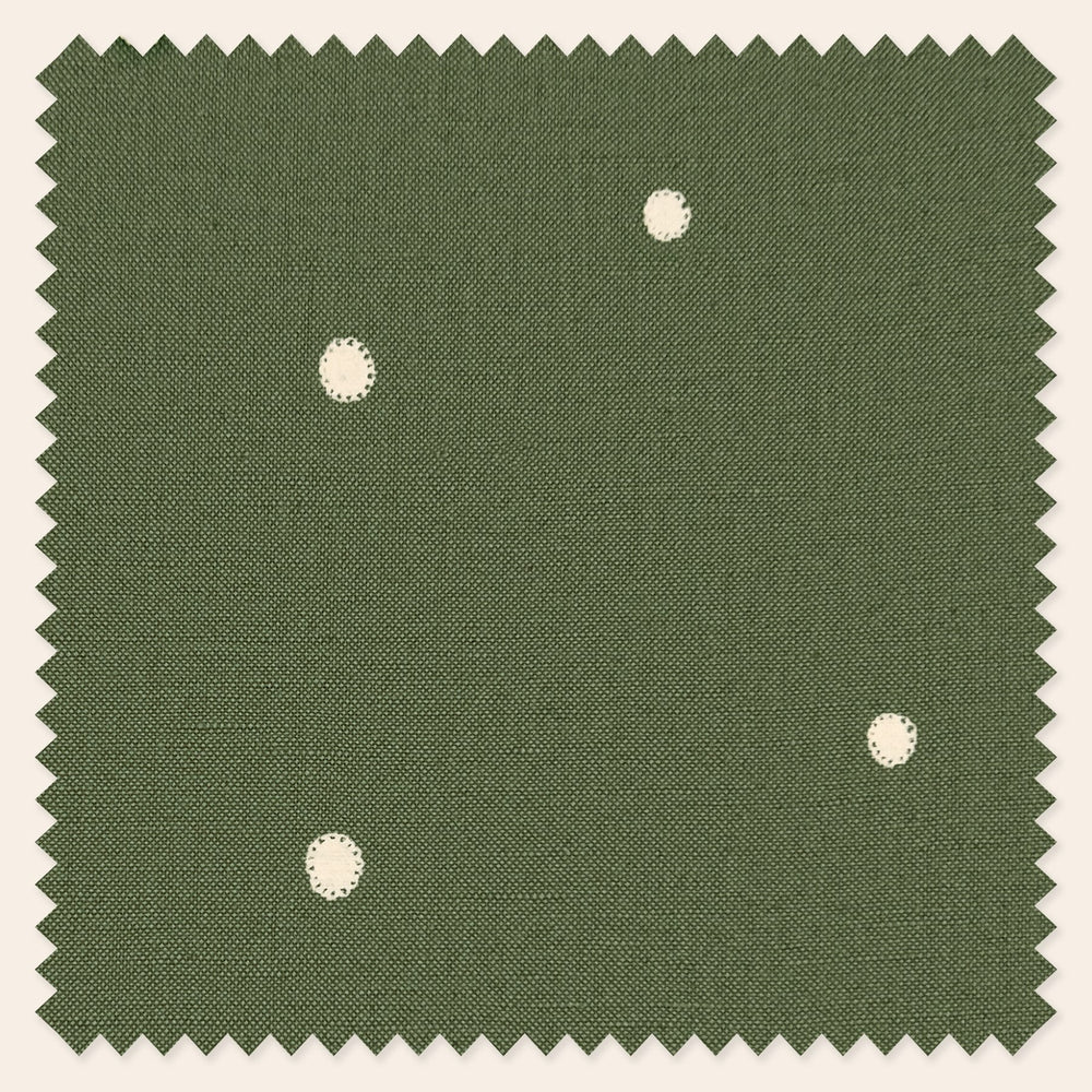 Dolce Daisies Fabric, Pistachio, Metre