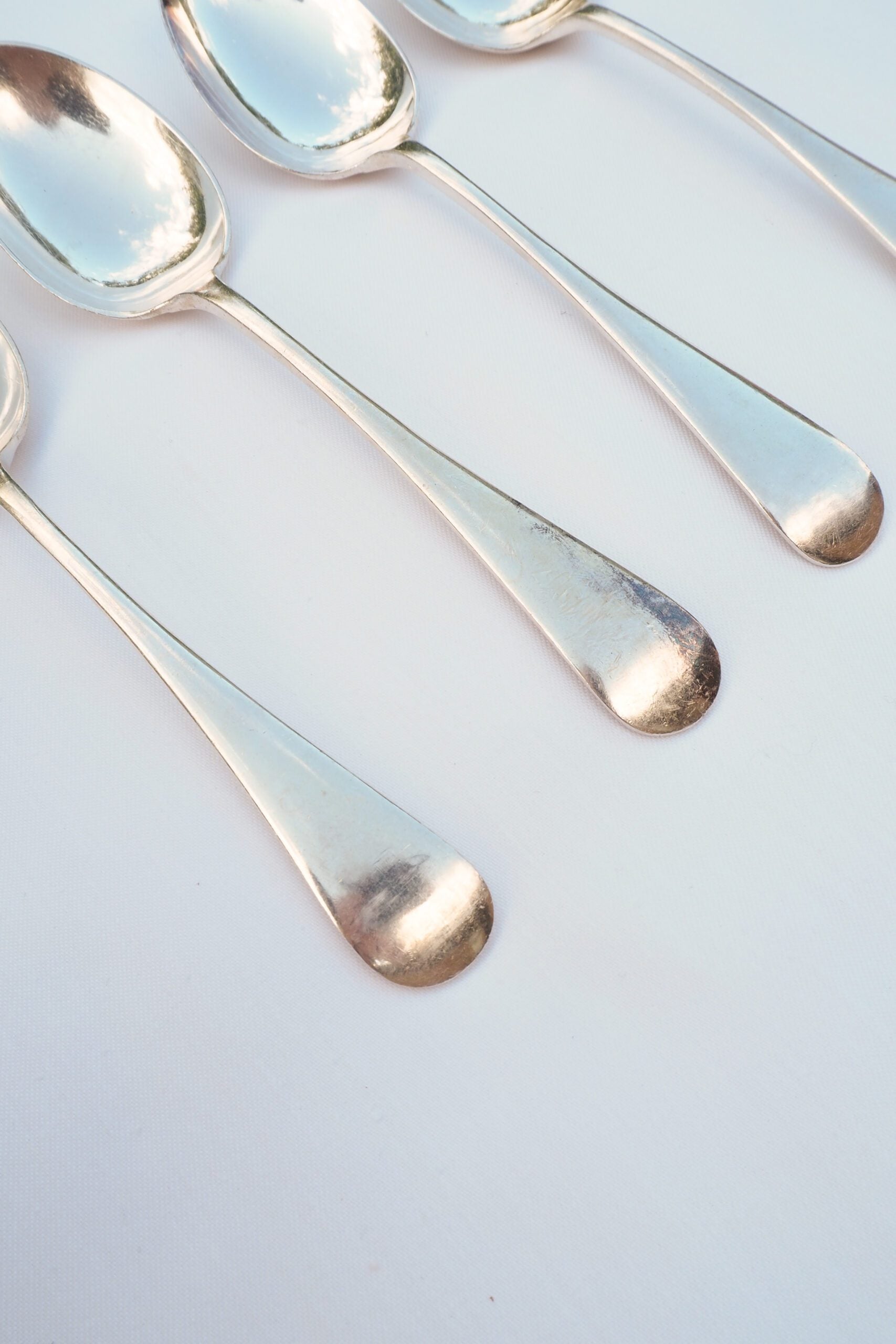 4 Vintage Silver Plate Spoons