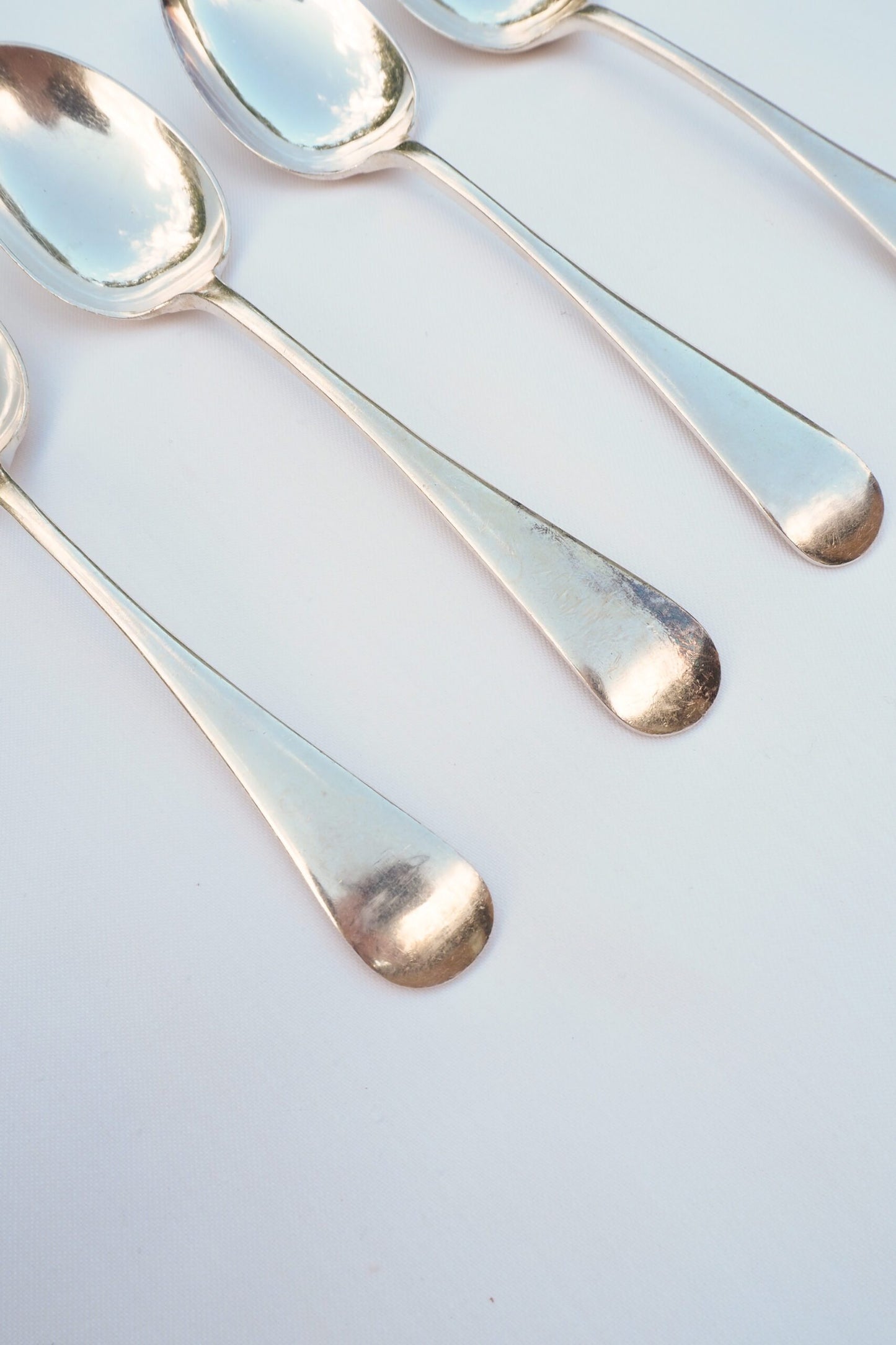 4 Vintage Silver Plate Spoons