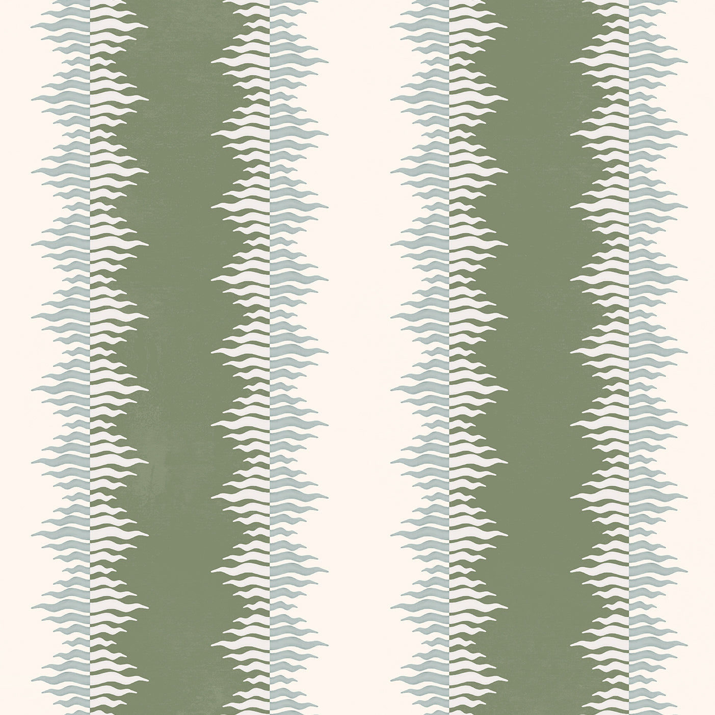 Crimped Stripe - Olive
