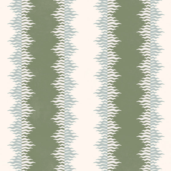 Crimped Stripe - Olive