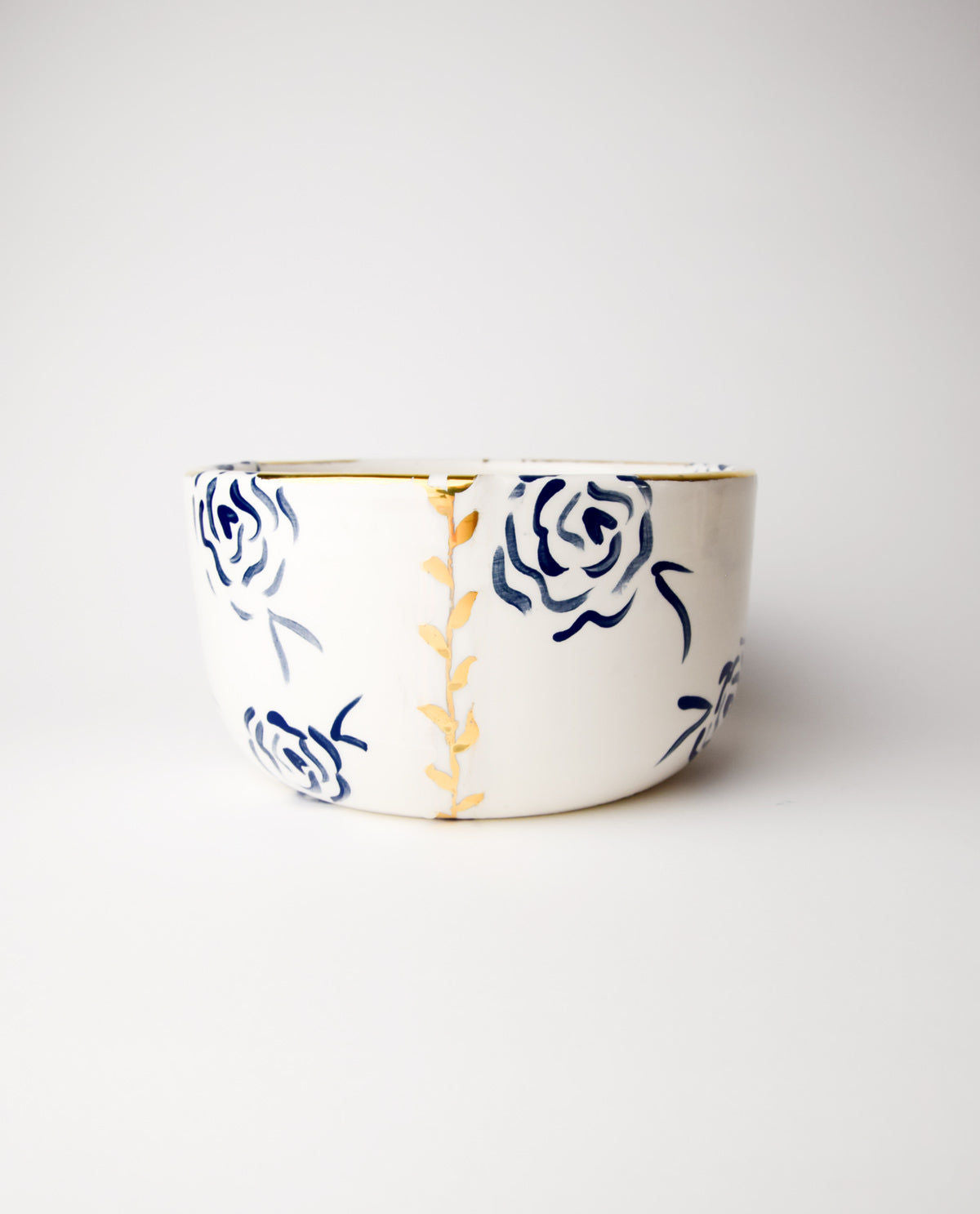Royal Blue Rose Bowl