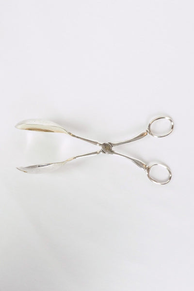 Silver Plate Hinged Salad Servers