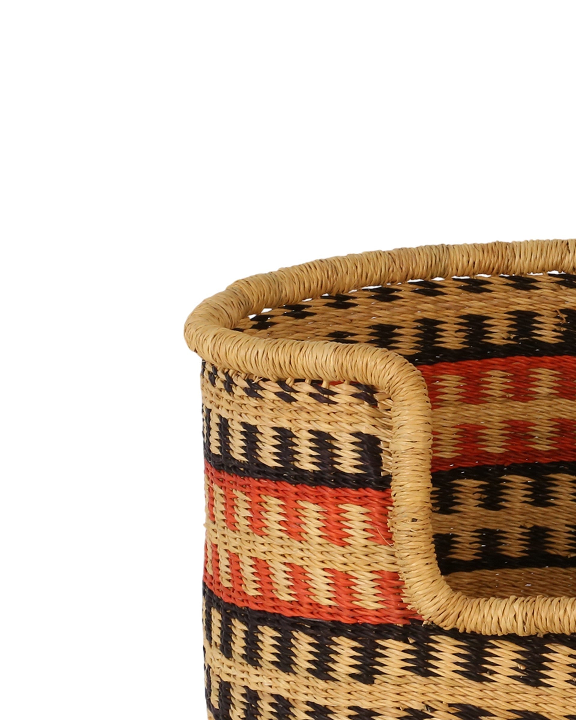FIFI: Red and Black Dog Basket - Small