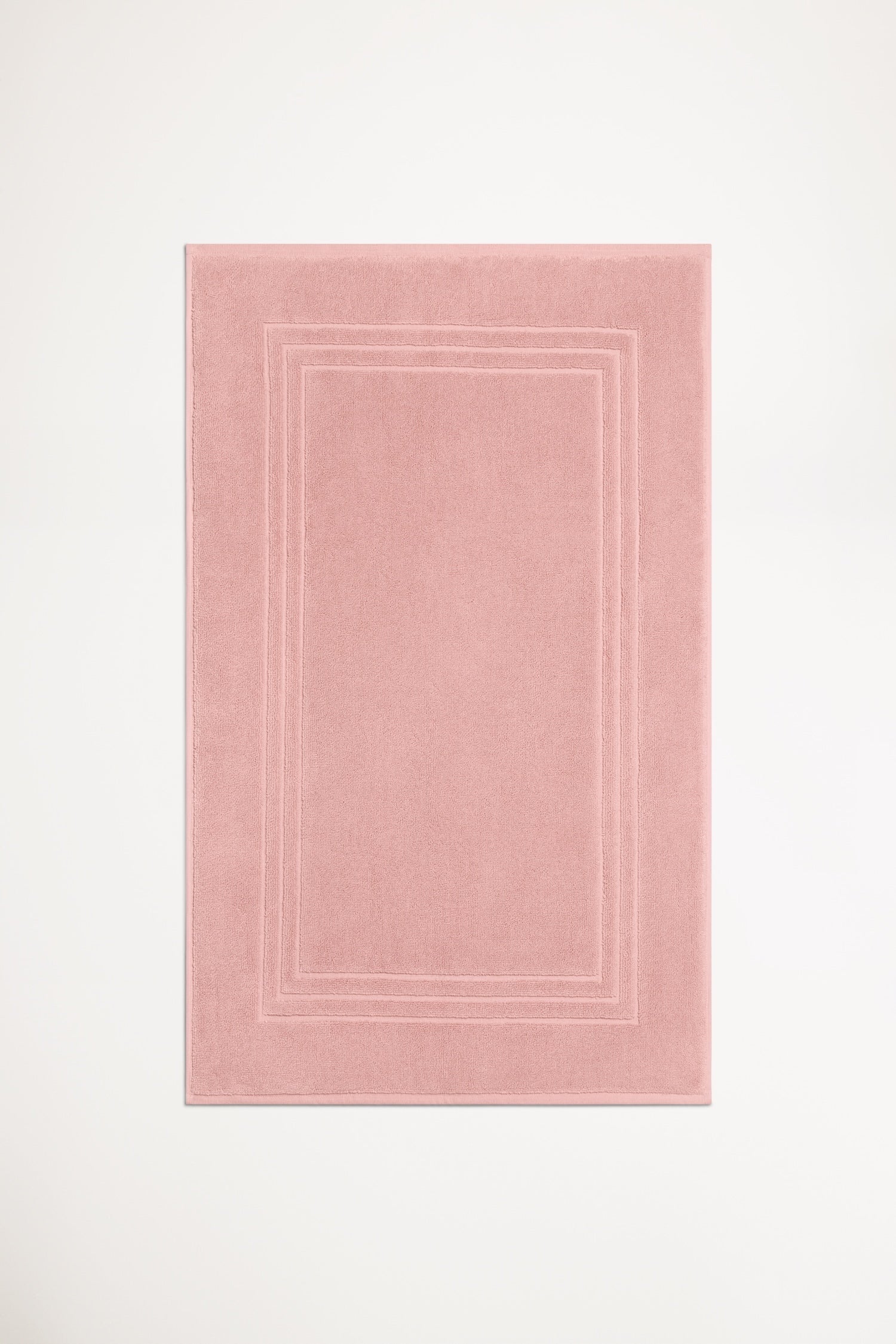Organic Cotton Bath Mat - Dusky Rose