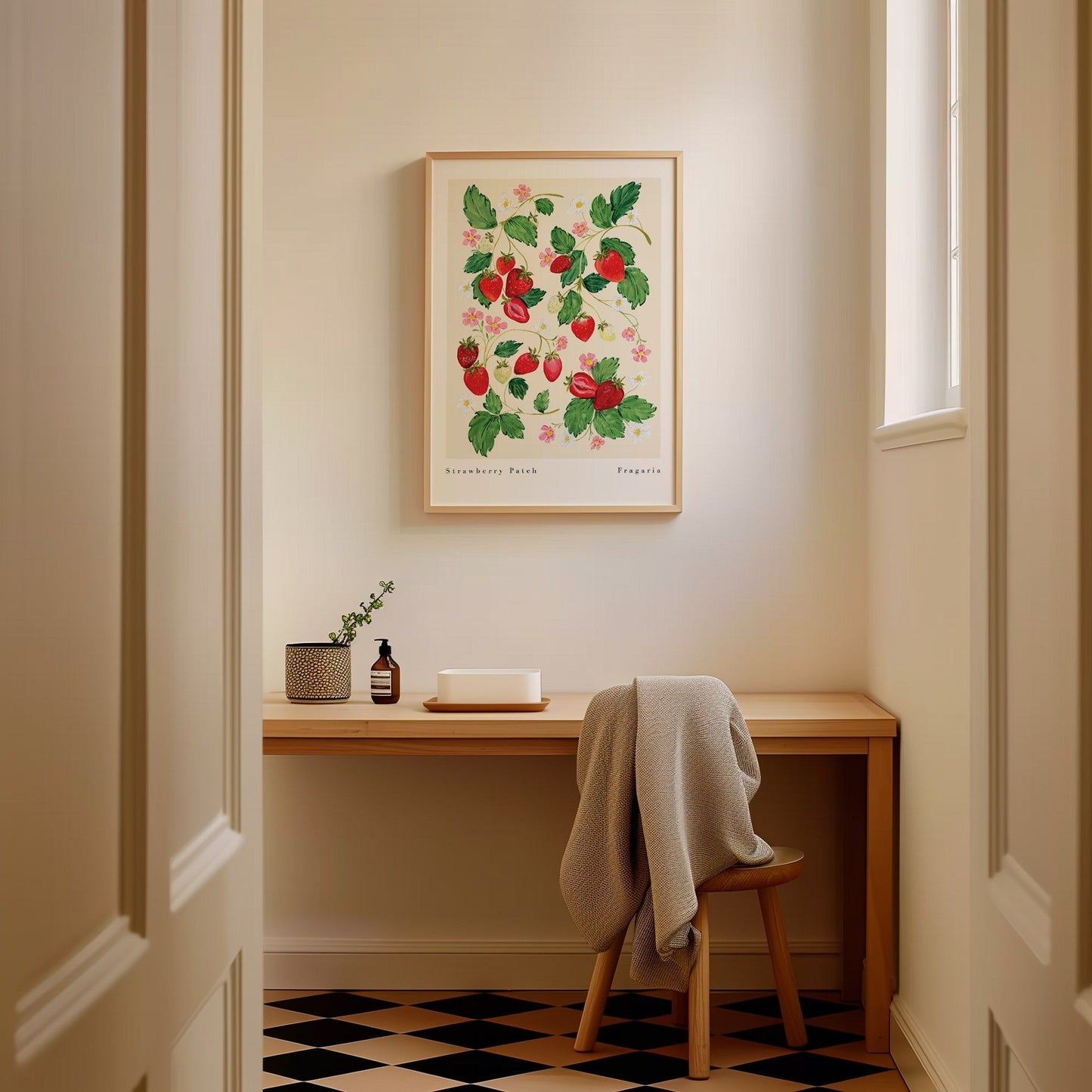 Strawberry Patch Art Print