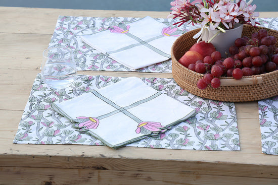 Cactus Placemat - Pink (Set of 4)