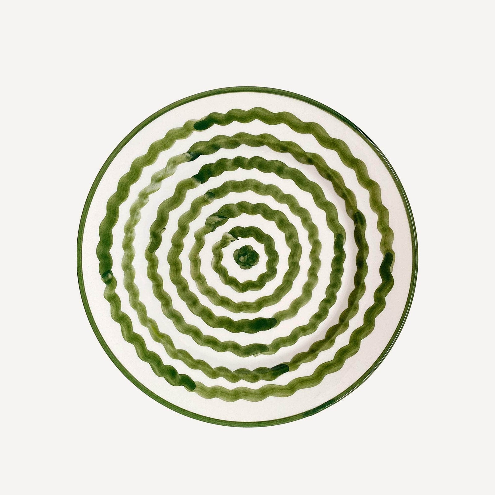Side Plate -  Ondas - Fern Green