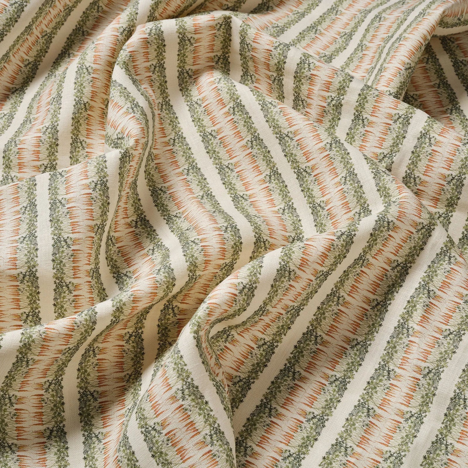 Carrot Stripe Fabric
