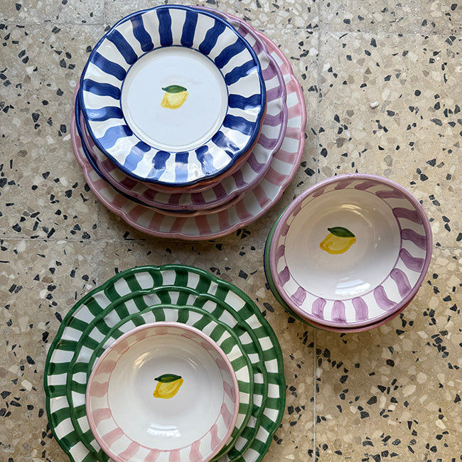 Capri Plate 25 cm Violet