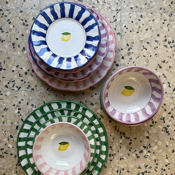 Capri Plate 25 cm Violet