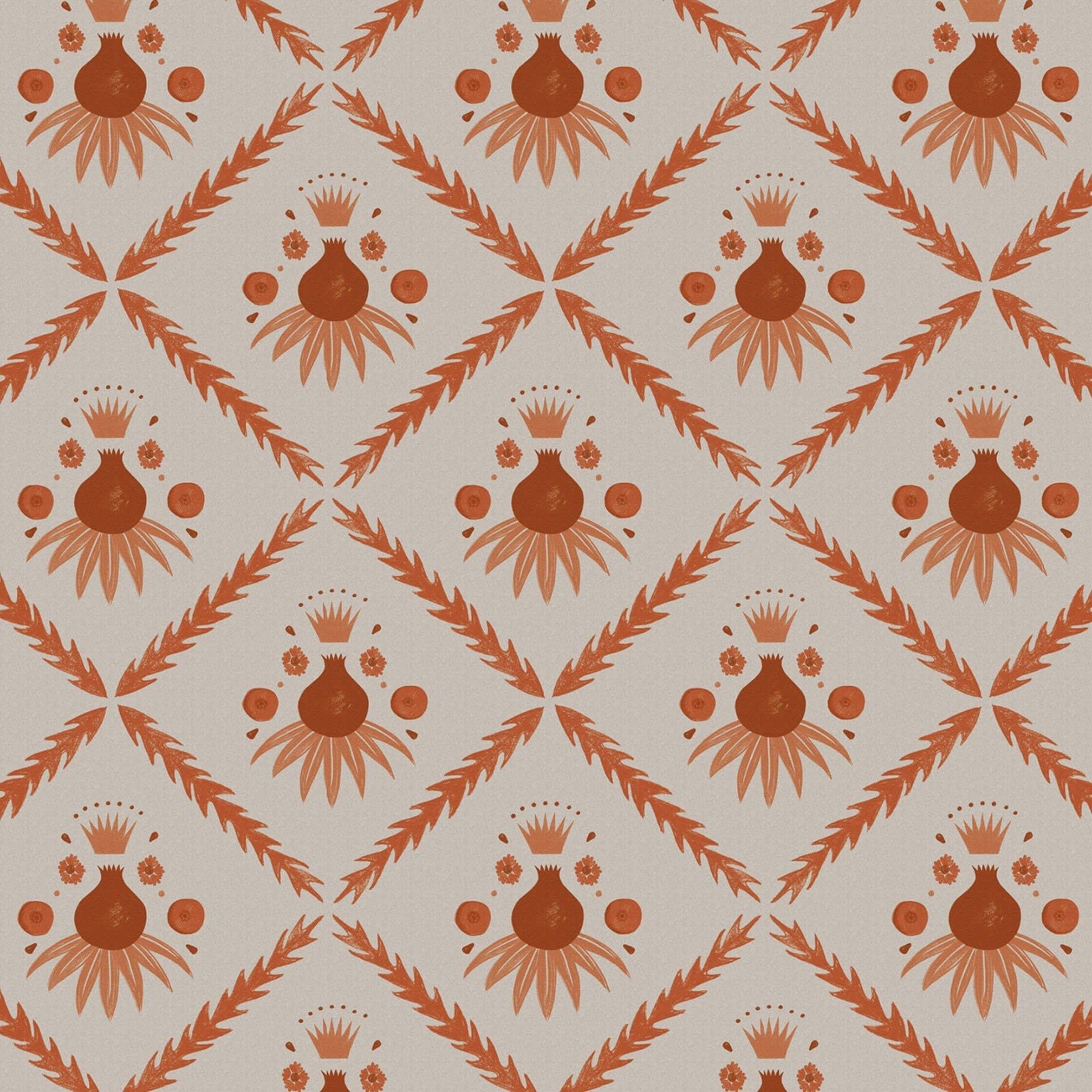 Pome Wallpaper Sample, Dusky Pink