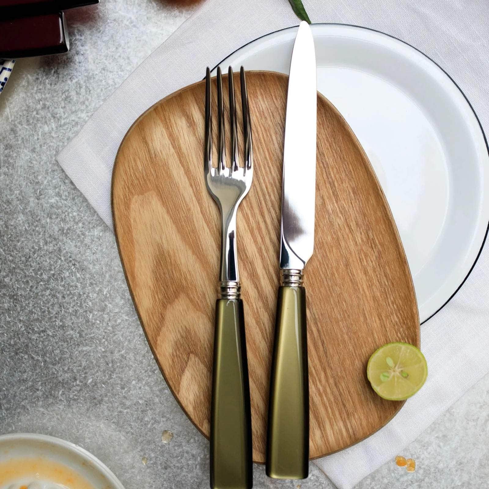 Icône 5 PC Cutlery Set, Olive