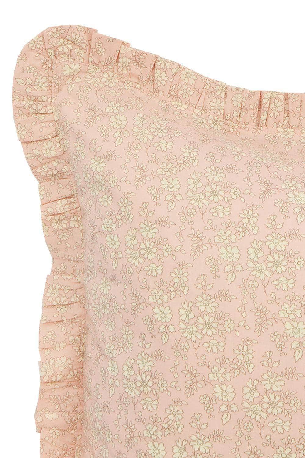 Frill Edge Pillowcase Made With Liberty Fabric Capel Pink