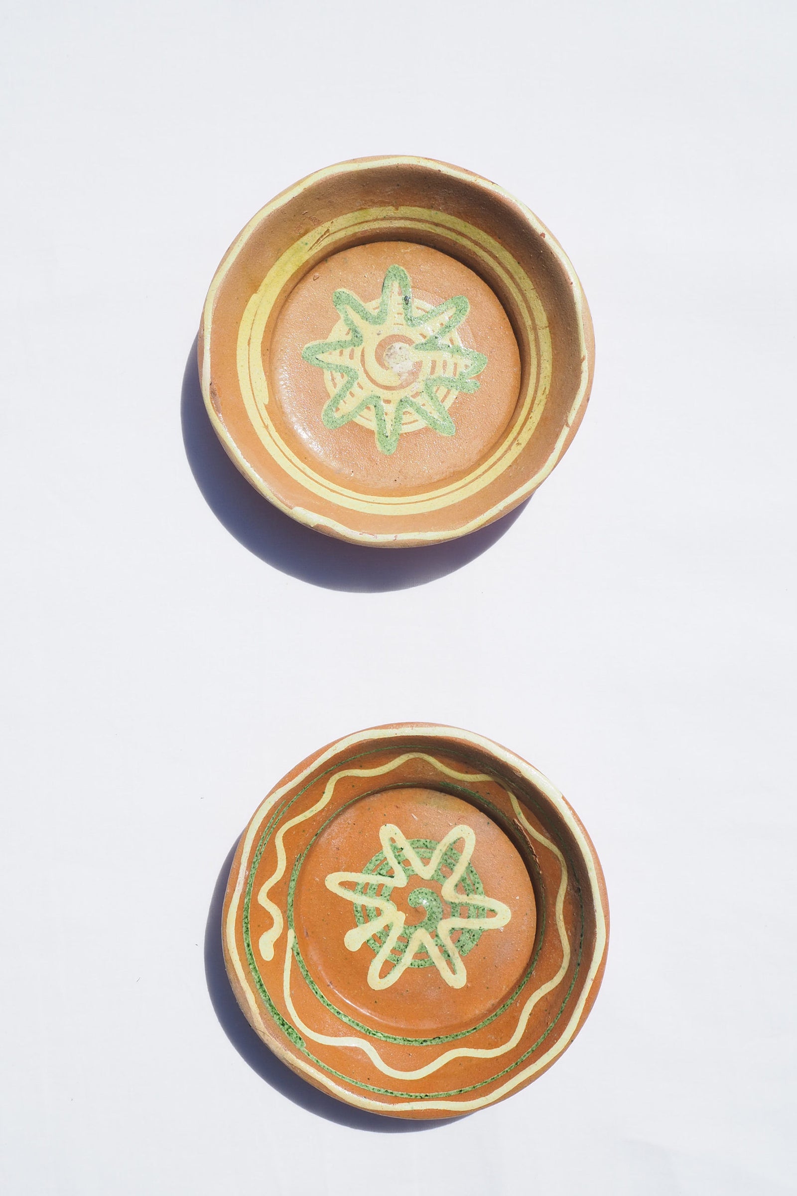 Vintage Romanian Pair of Dishes
