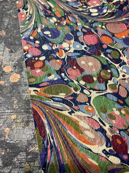 Marbled Wallpaper - 'Dusk' Col: 'Tourmaline'- Mica Coated Non-Woven