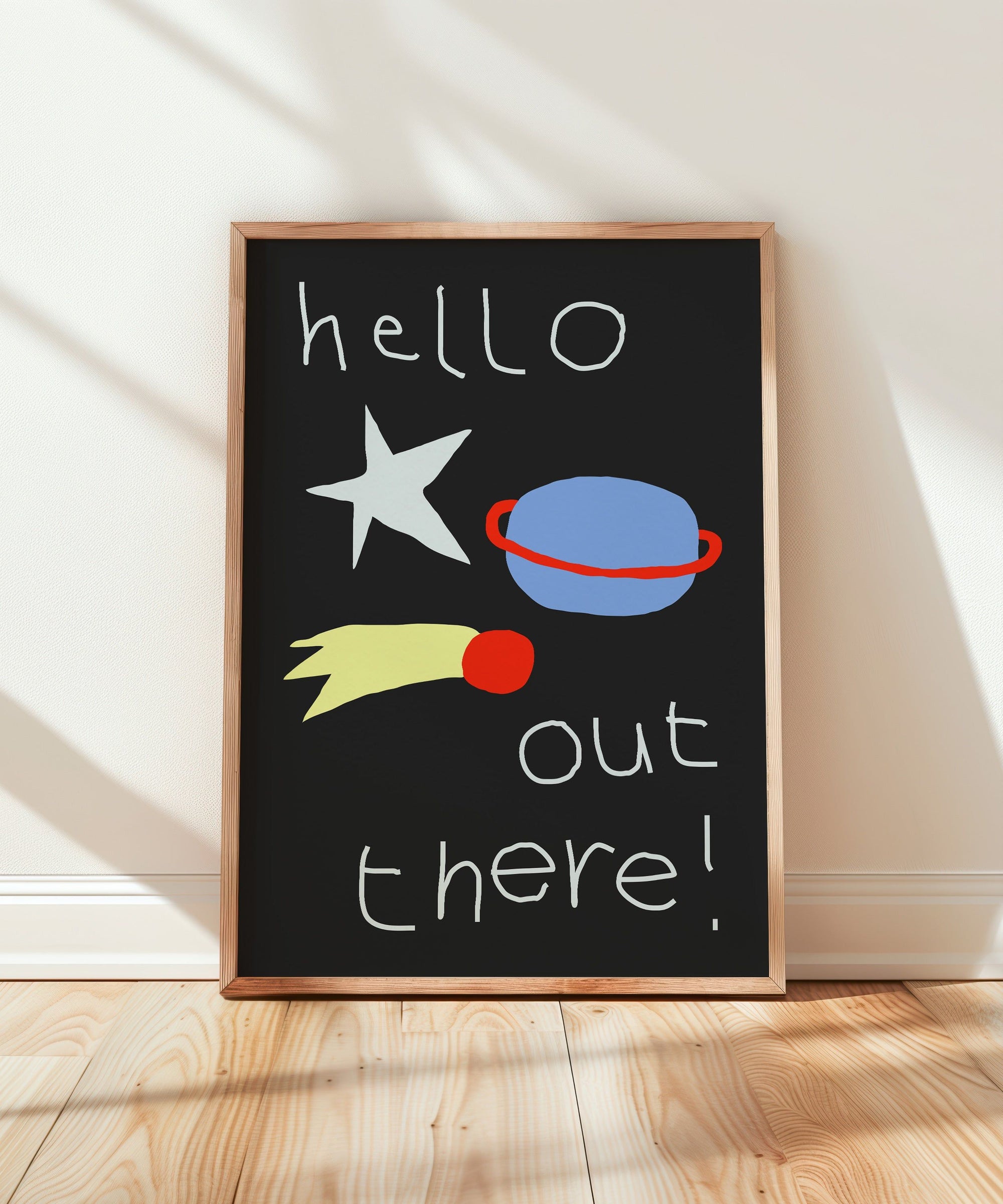 Hello Out There! Art Print