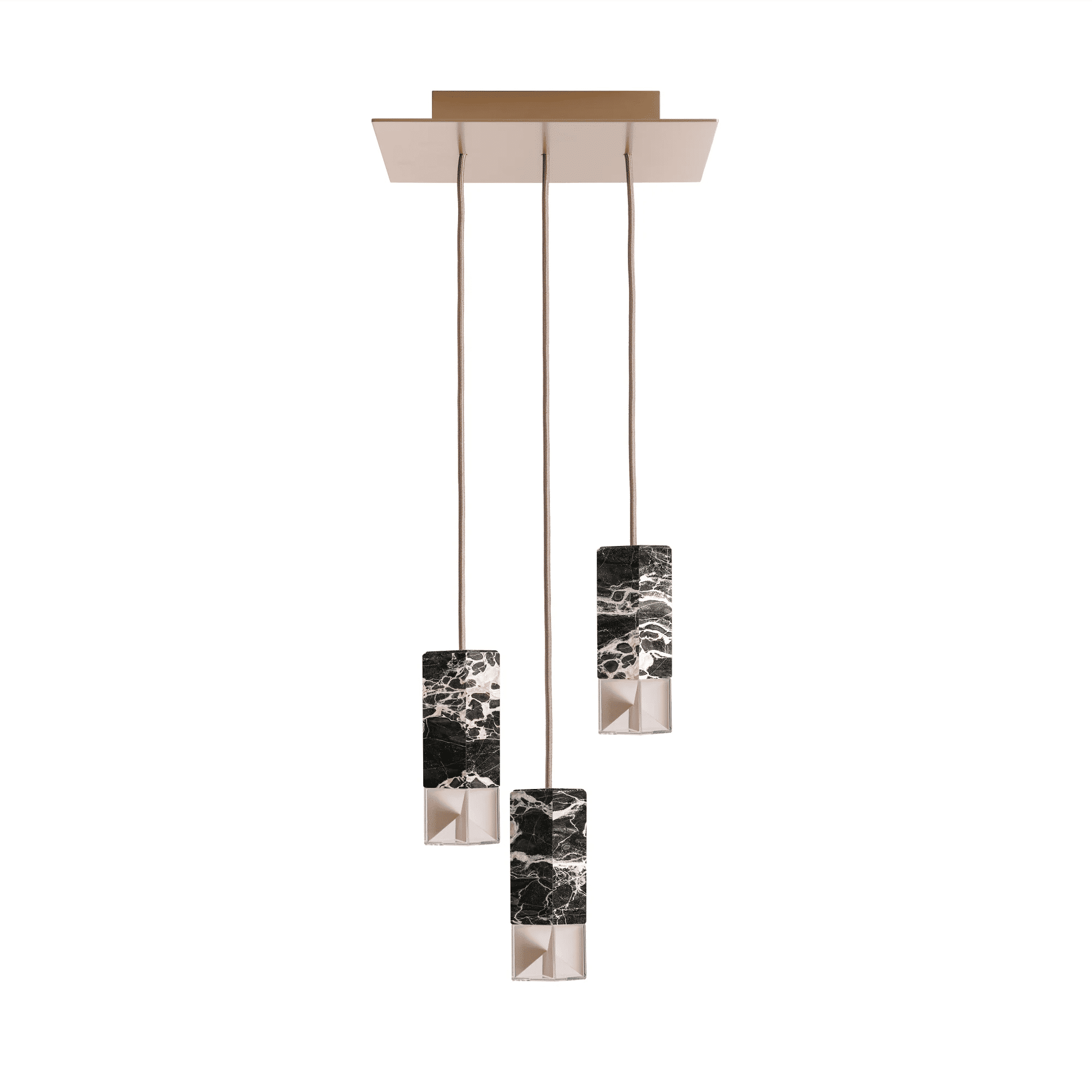 Lamp/One Black Trio Ceiling Light