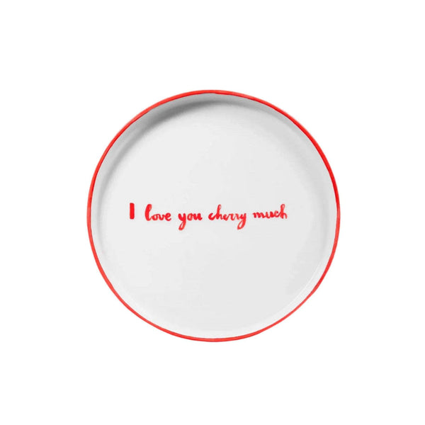 I Love You Cherry Much Plate