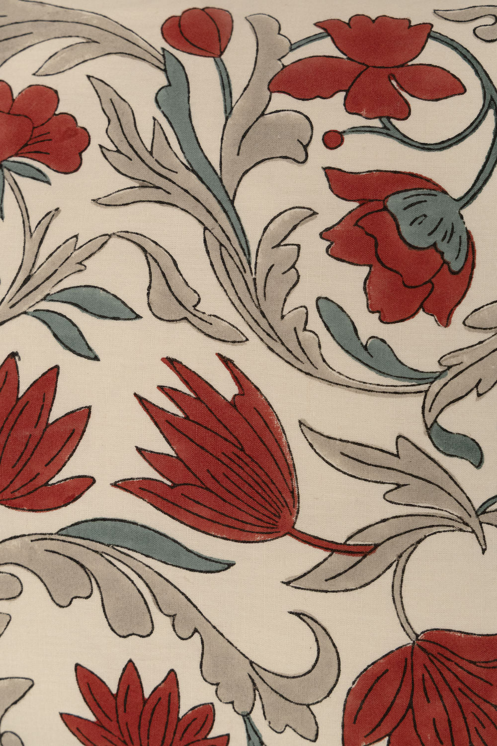 Block Printed Interior Pillow Cover – 20x20 in