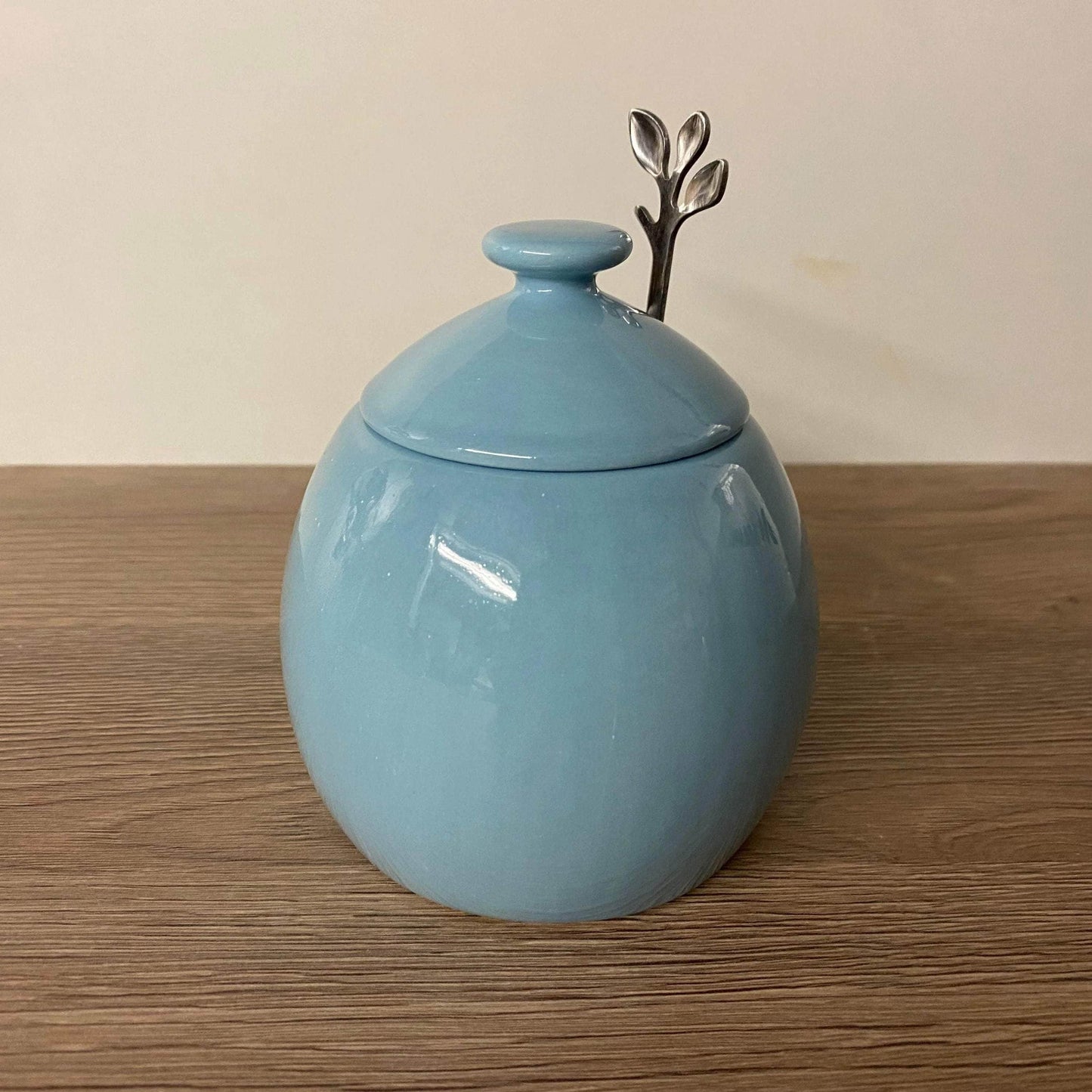 Sugar Bowl Ice Blue Glaze